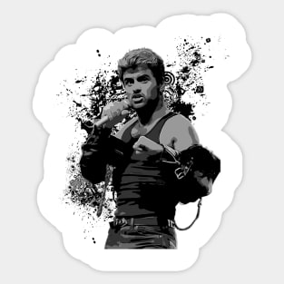 George Michael | 80 style | Gray Sticker